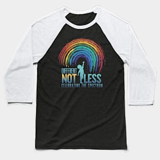 Different Not Less: Celebrating the Spectrum Baseball T-Shirt